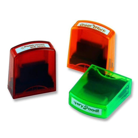 Clever Kidz Set Of 8 Self-inking Teachers Reward Stamps Set by Clever Kidz on Schoolbooks.ie