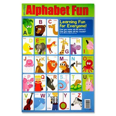 Clever Kidz Wall Chart - Alphabet Fun by Clever Kidz on Schoolbooks.ie