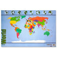 Clever Kidz Wall Chart - Map Of The World by Clever Kidz on Schoolbooks.ie