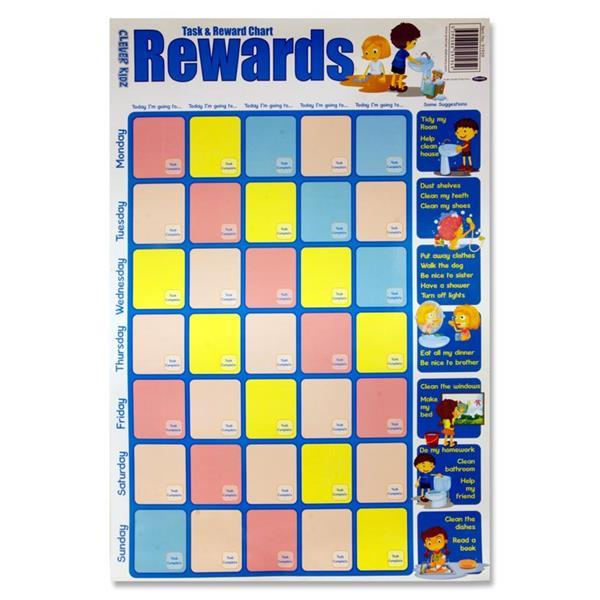 Clever Kidz Wall Chart - Task & Reward Chart by Clever Kidz on Schoolbooks.ie