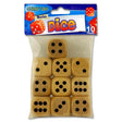 Clever Kidz - Wooden Dice - Pack of 10 by Clever Kidz on Schoolbooks.ie