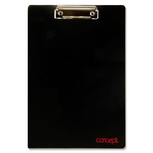 ■ Concept A4 PP Clipboard - Black by Concept on Schoolbooks.ie