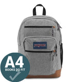 ■ JanSport Cool Student Backpack - Grey Letterman Poly by JanSport on Schoolbooks.ie