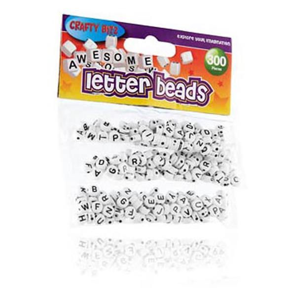 Crafty Bitz Pack of 300 Letter Beads by Crafty Bitz on Schoolbooks.ie