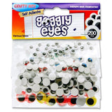 ■ Crafty Bitz Packet of 200 Assorted Goggly Eyes by Crafty Bitz on Schoolbooks.ie