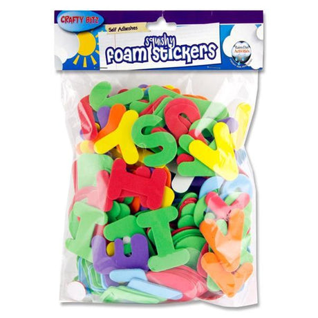 Crafty Bitz Packet of 215 50mm Foam Stickers - Letters by Crafty Bitz on Schoolbooks.ie