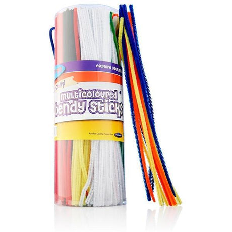 ■ Crafty Bitz - Multicolored Bendy Sticks Pipe Cleaners in 10 Assorted Colours - Tub of 350 by Crafty Bitz on Schoolbooks.ie