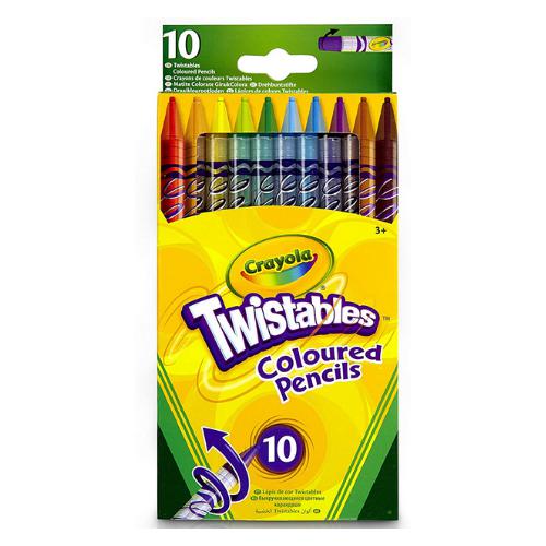 Crayola 10 Twistables Colouring Pencils by Crayola on Schoolbooks.ie