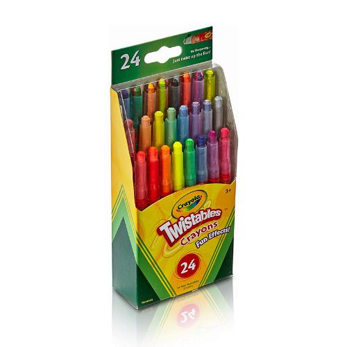 Crayola 24 Pack Fun Effects Mini Twistables Crayons by Crayola on Schoolbooks.ie