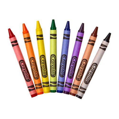 Crayola Crayons 8 Assorted by Crayola on Schoolbooks.ie
