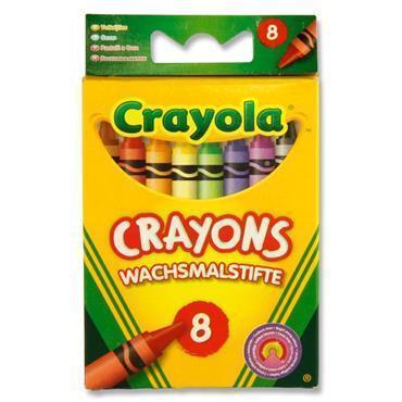Crayola Crayons 8 Assorted by Crayola on Schoolbooks.ie