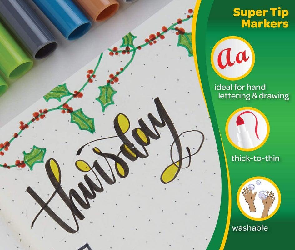 Crayola - Supertips - Washable Markers - 24 pack by Crayola on Schoolbooks.ie