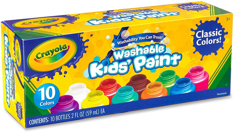 Crayola Washable Paint 10 Pack by Crayola on Schoolbooks.ie