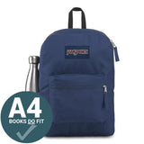 ■ JanSport Cross Town Backpack - Navy by JanSport on Schoolbooks.ie