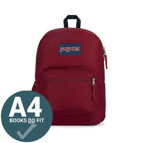 ■ JanSport Cross Town Backpack - Russet Red by JanSport on Schoolbooks.ie