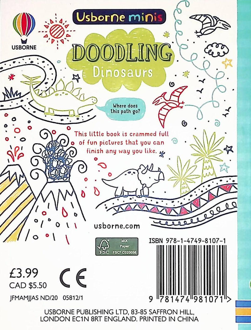 How to Doodle Dinosaurs by Usborne Publishing Ltd on Schoolbooks.ie