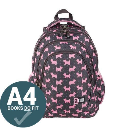 St.Right - Doggies - 4 Compartment Backpack by St.Right on Schoolbooks.ie