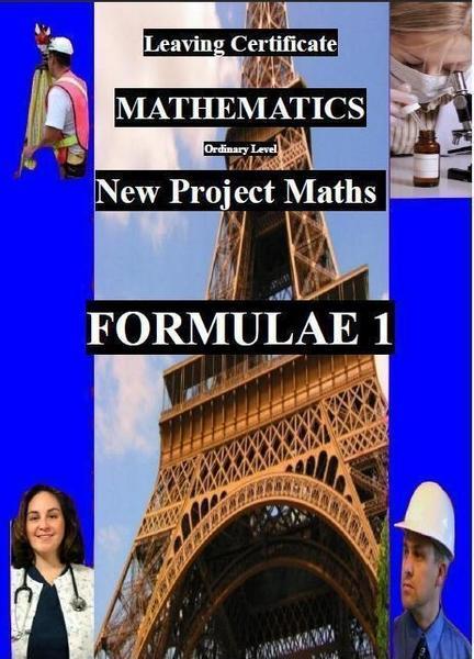 ■ Formulae 1 - Leaving Cert Maths - Ordinary Level by Donal O'Riordain on Schoolbooks.ie
