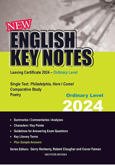 English Key Notes 2024 - Ordinary Level by Mentor Books on Schoolbooks.ie
