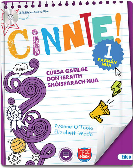 Cinnte 1 - Eagran Nua Pack by Edco on Schoolbooks.ie