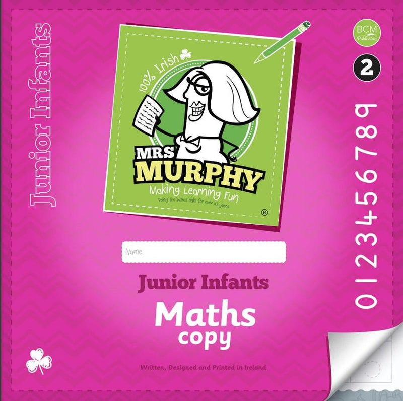 ■ Mrs Murphy's Maths Copies - Pack of 2 - Junior Infants - 1st / Old Edition (2020) by Edco on Schoolbooks.ie