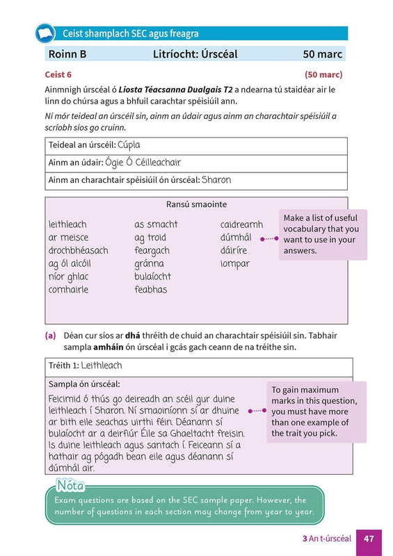 Revise Wise - Junior Cycle - Irish - Higher Level by Edco on Schoolbooks.ie