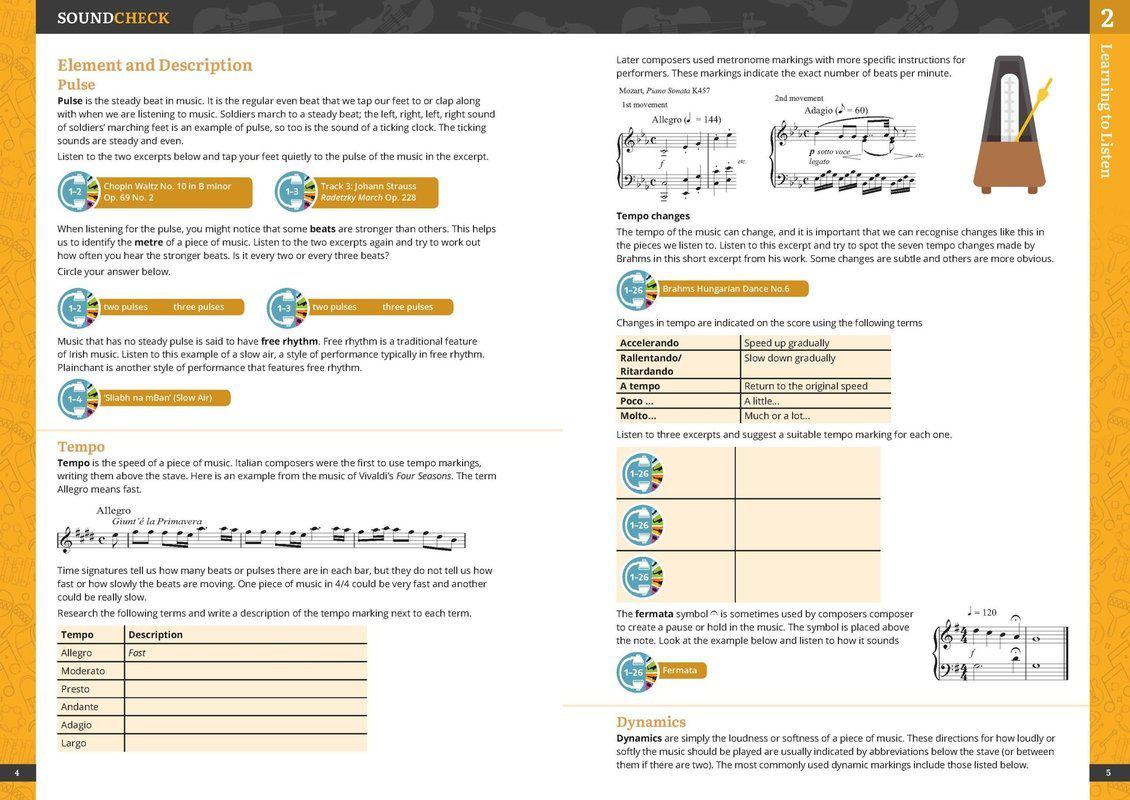 ■ Sound Check! Course A - Leaving Cert Music - 1st / Old Edition (2021) by Edco on Schoolbooks.ie