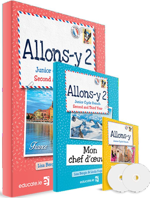 Allons-y 2 - Junior Cycle French - Textbook, Mon chef d'oeuvre Book & Lexique - Set - 1st / Old Edition (2018) by Educate.ie on Schoolbooks.ie