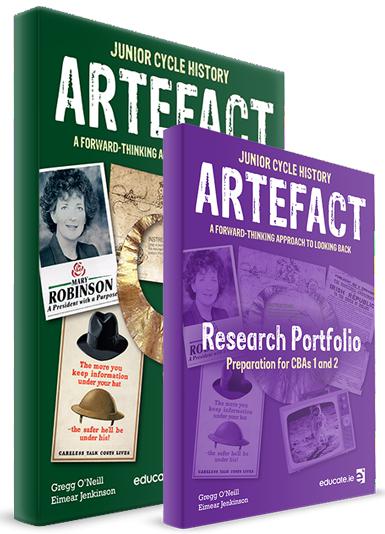 ■ Artefact - Junior Cycle History - Textbook and Skills Book - Set - 1st / Old Edition (2018) by Educate.ie on Schoolbooks.ie