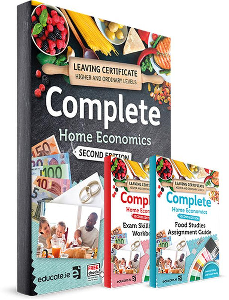 Complete Home Economics - Textbook & Food Studies Assignment Guide & Exam Skillbuilder Workbook - Set - 2nd / New Edition (2020) by Educate.ie on Schoolbooks.ie