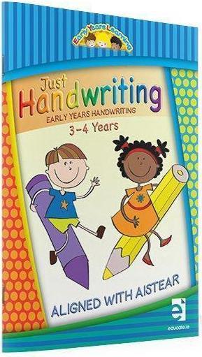 Just Handwriting - Early Years - 3-4 Years by Educate.ie on Schoolbooks.ie