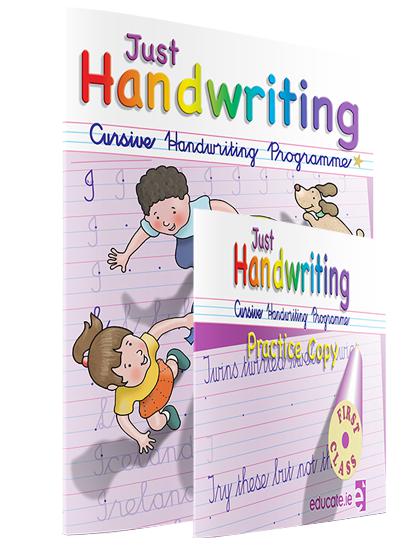 Just Handwriting - 1st Class - Cursive + Practice Copy by Educate.ie on Schoolbooks.ie