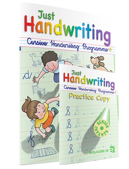 Just Handwriting - Senior Infants - Cursive + Practice Copy by Educate.ie on Schoolbooks.ie