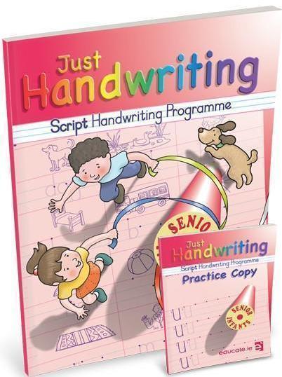 Just Handwriting - Senior Infants - Script Style by Educate.ie on Schoolbooks.ie