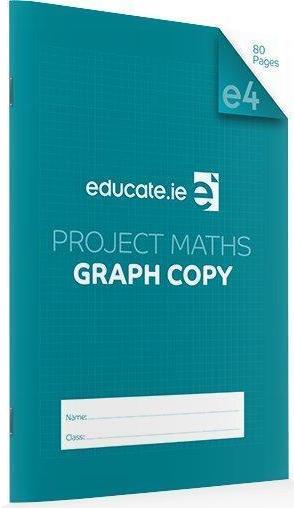 Project Maths Graph Copy A4 - 80 Page by Educate.ie on Schoolbooks.ie