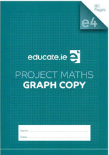 Project Maths Graph Copy A4 - 80 Page by Educate.ie on Schoolbooks.ie