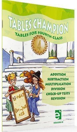 Tables Champion 4 by Educate.ie on Schoolbooks.ie