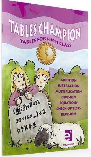 Tables Champion 5 by Educate.ie on Schoolbooks.ie