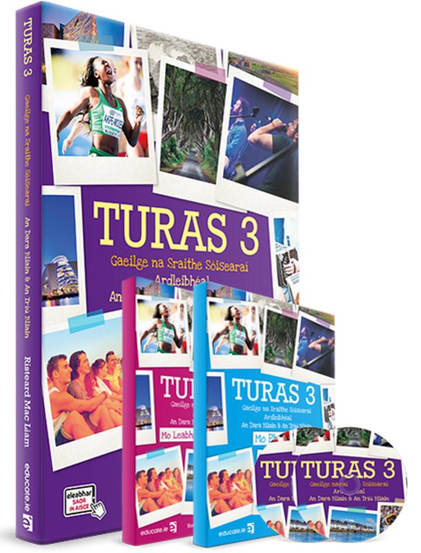 ■ Turas 3 - Junior Cycle Irish plus Portfolio and Activity book - Old Edition (2018) by Educate.ie on Schoolbooks.ie
