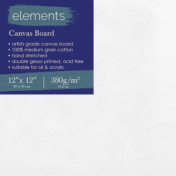 Elements - Canvas Board 12" x 12" by Elements on Schoolbooks.ie