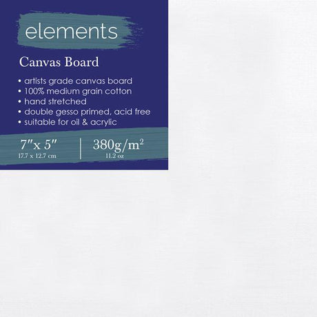 ■ Elements - Canvas Board 8" x 8" by Elements on Schoolbooks.ie