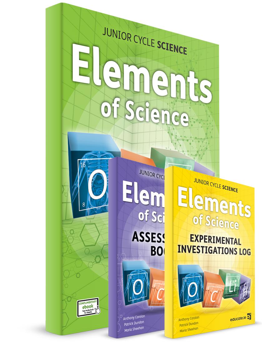 Elements of Science - Textbook & Experimental Investigations Log & Assessment Book - Set by Educate.ie on Schoolbooks.ie