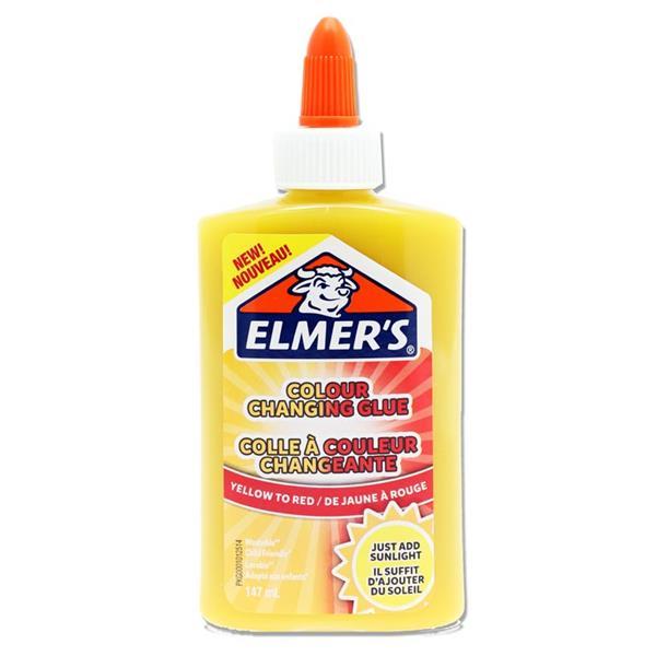 Elmer's 147ml Colour Changing Slime Glue - Yellow To Red by Elmer's on Schoolbooks.ie