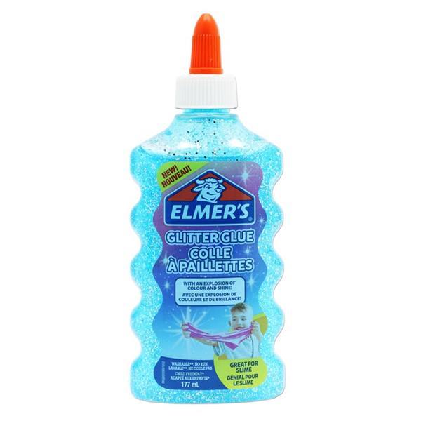 Elmer's 177ml Glitter Slime Glue - Blue by Elmer's on Schoolbooks.ie
