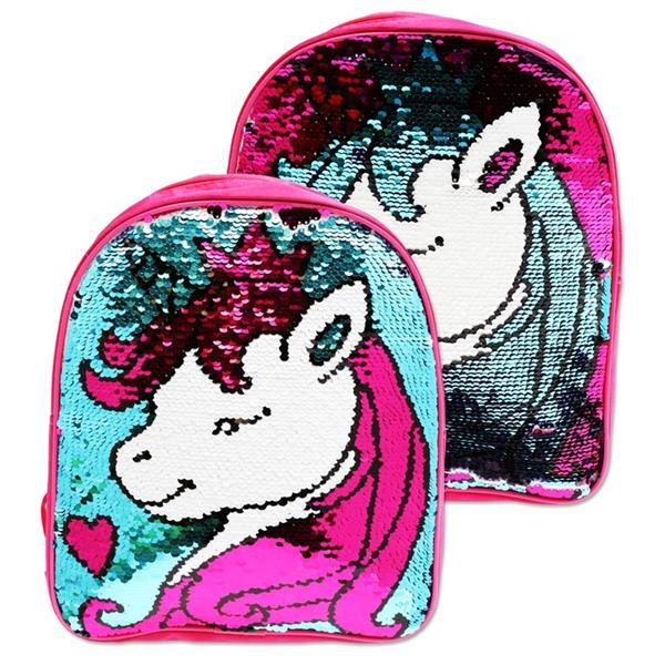■ Emotionery Dream Junior Backpack Reversible Sequins - Unicorn Tiara by Emotionery on Schoolbooks.ie