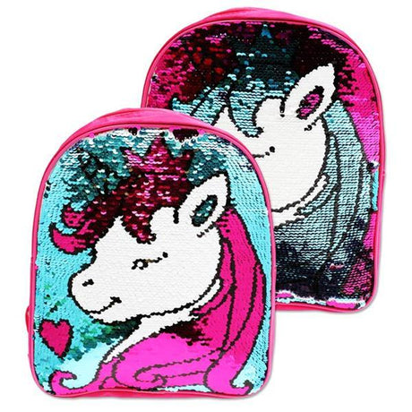 ■ Emotionery Dream Junior Backpack Reversible Sequins - Unicorn Tiara by Emotionery on Schoolbooks.ie