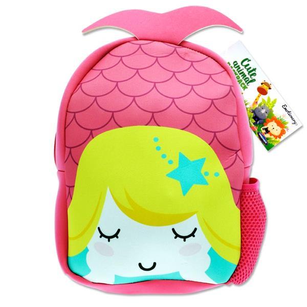Emotionery Neoprene Cute Animal Junior Backpack - Mermaid by Emotionery on Schoolbooks.ie