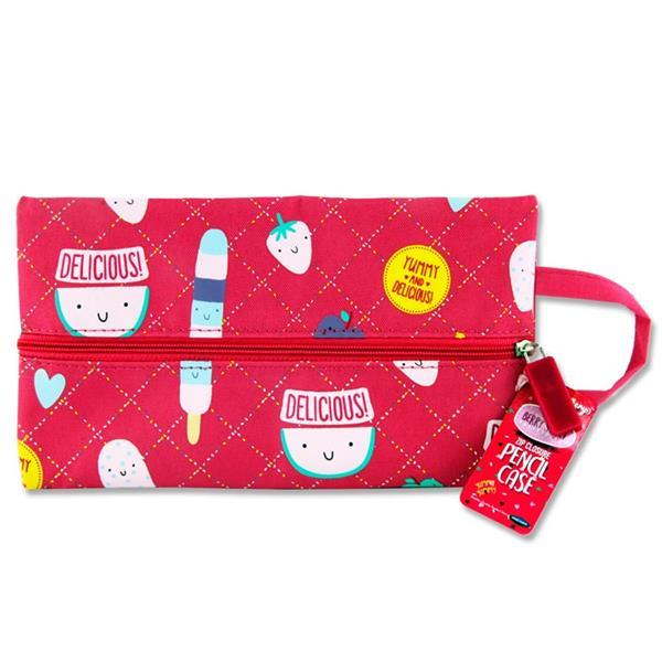 ■ Emotionery Zip Closure Pencil Case - Berry Sweet by Emotionery on Schoolbooks.ie