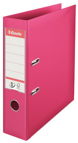 A4 Standard - No.1 Vivida Lever Arch File PP - Fuchsia by Esselte on Schoolbooks.ie