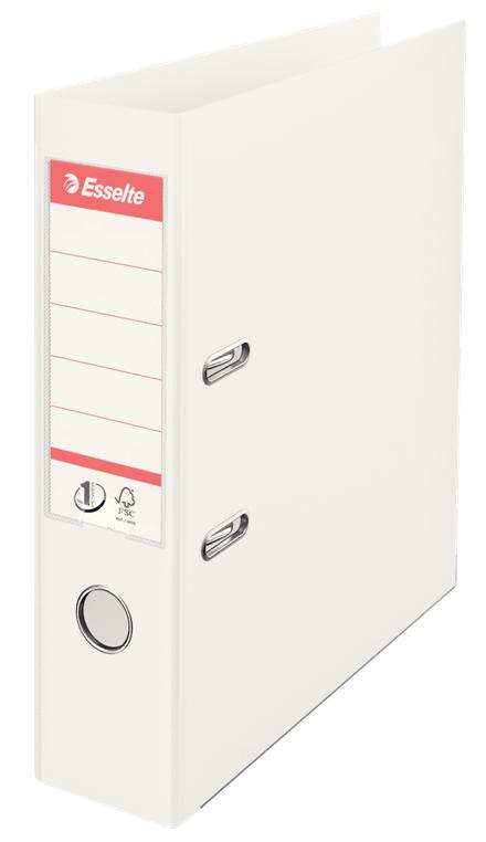 A4 Standard - No.1 Vivida Lever Arch File PP - White by Esselte on Schoolbooks.ie